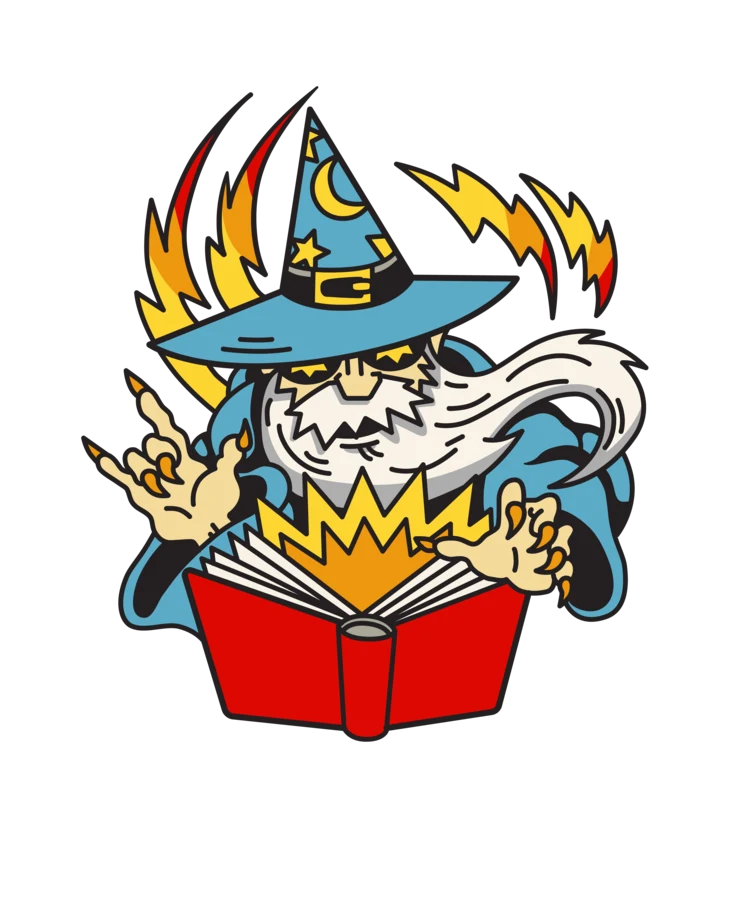 The wizard on his own